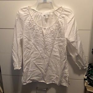 White Linen top